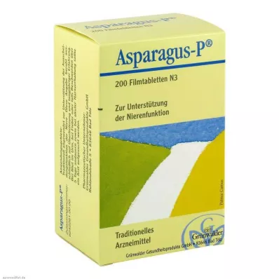 ASPARAGUS P Plėvele dengtos tabletės, 200 vnt ASPARAGUS P Plėvele dengtos tabletės, 200 vnt