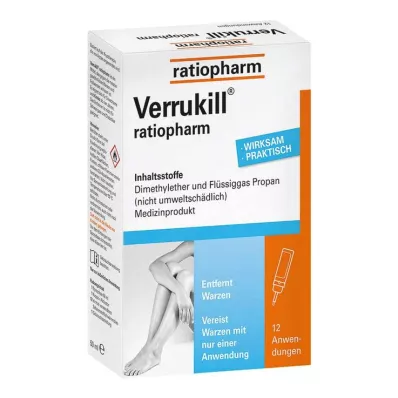 VERRUKILL ratiopharm purškalas, 50 ml