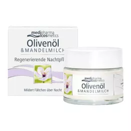 OLIVEN-MANDELMILCH Regeneruojamoji naktinė priežiūra, 50 ml