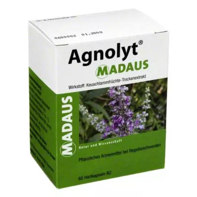AGNOLYT MADAUS Kietosios kapsulės, 60 vnt