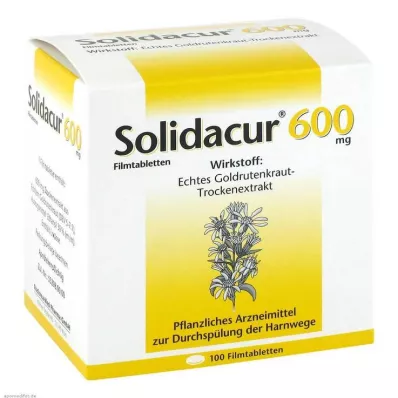 SOLIDACUR 600 mg plėvele dengtos tabletės, 100 vnt SOLIDACUR 600 mg plėvele dengtos tabletės, 100 vnt