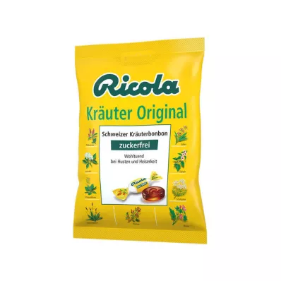 RICOLA o.Z.Beutel vaistažolių saldainiai, 75 g RICOLA o.Z.Beutel vaistažolių saldainiai, 75 g