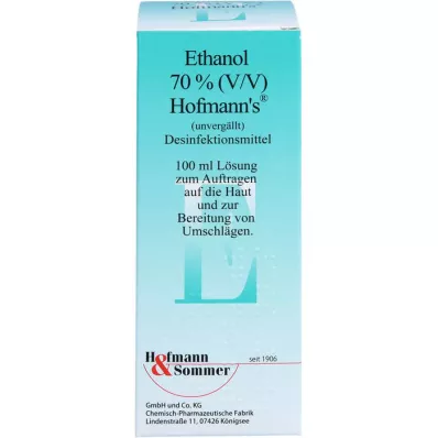 ETHANOL 70 % V/V Hofmano tirpalas, 100 ml