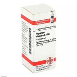 ARGENTUM NITRICUM C 100 rutuliukų, 10 g