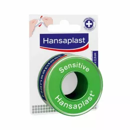 HANSAPLAST Fiksacinis gipsas Sensitive 2,5 cmx5 m, 1 vnt