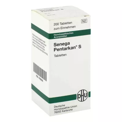SENEGA PENTARKAN S tabletės, 200 vnt