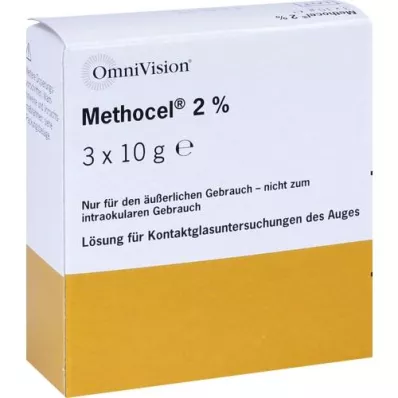 METHOCEL 2% akių lašai, 3X10 g