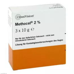 METHOCEL 2% akių lašai, 3X10 g