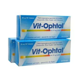 VIT OPHTAL su 10 mg liuteino tabletėmis, 90 vnt