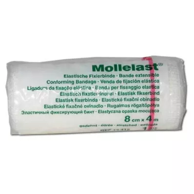 Mollelast 8cmx4m baltas, 1 vnt