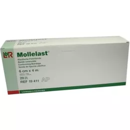 MOLLELAST 6 cmx4 m balti tvarsčiai, 20 vnt