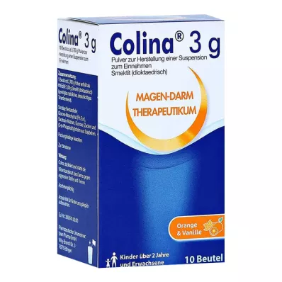 COLINA Btl. 3 g miltelių geriamajai suspensijai ruošti, 10 vnt