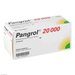 Pangrol 20000 skrandyje neirios tabletės, 100 vnt