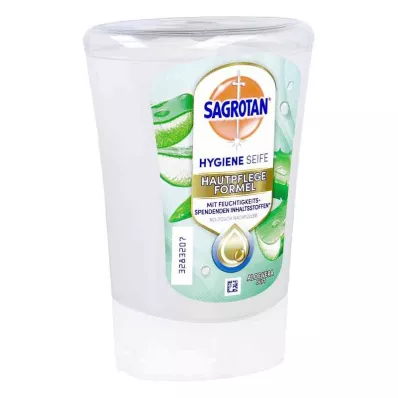 SAGROTAN No-touch pildomasis alavijo rankų muilas, 250 ml SAGROTAN No-touch pildomasis alavijo rankų muilas, 250 ml