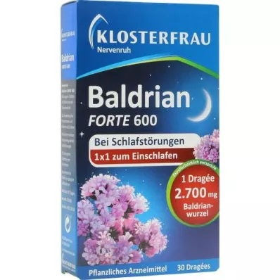 KLOSTERFRAU Baldr.forte 600 Nervenruh tablečių, 30 vnt