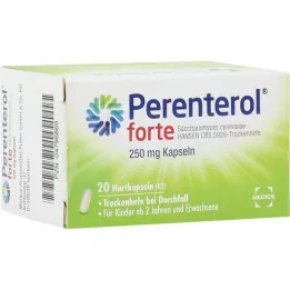 PERENTEROL forte 250 mg kapsulės, 20 vnt