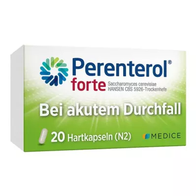 PERENTEROL forte 250 mg kapsulės, 20 vnt PERENTEROL forte 250 mg kapsulės, 20 vnt