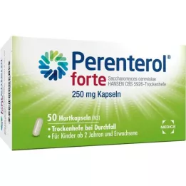 PERENTEROL forte 250 mg kapsulės, 50 vnt