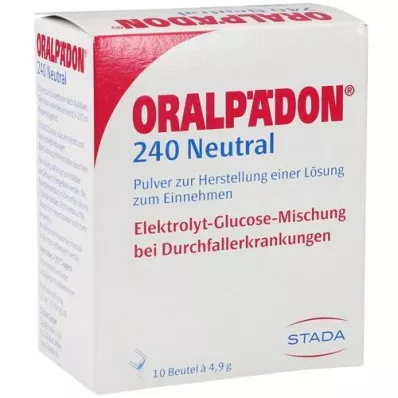 ORALPÄDON 240 neutralių miltelių, 10 vnt