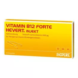 VITAMIN B12 HEVERT forte Inject ampulės, 10X2 ml