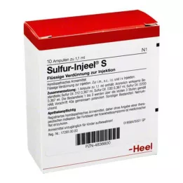 SULFUR INJEEL S Ampulės, 10 vnt