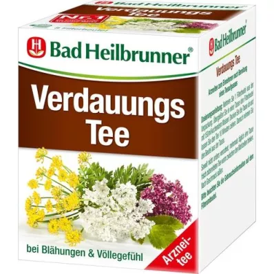 BAD HEILBRUNNER Virškinimo arbatos filtravimo maišelis, 8X2,0 g