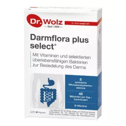 DARMFLORA ir pasirinktos kapsulės, 40 vnt