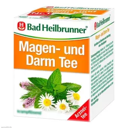 BAD HEILBRUNNER Skrandžio ir žarnyno arbata N filtravimo maišelis, 8X1,75 g