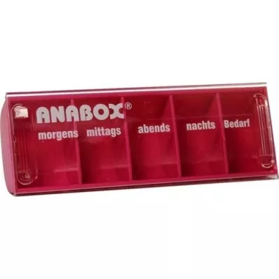 ANABOX Dienos dėžutė rožinė, 1 vnt