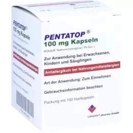 PENTATOP 100 mg kietosios kapsulės, 100 vnt