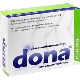 DONA 250 mg dengtos tabletės, 100 vnt