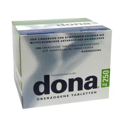 DONA 250 mg dengtos tabletės, 240 vnt