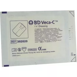 BD VECA-C Kateterio fiksacijos tvarstis 6x7,5 cm su langeliu, 1 vnt