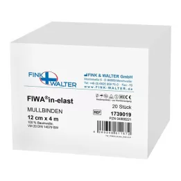 MULLBINDEN 12 cmx4 m 100 % medvilnė, 20 vnt