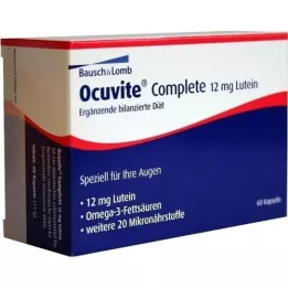 OCUVITE Complete 12 mg liuteino kapsulės, 60 kapsulių