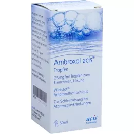 AMBROXOL acis lašai, 50 ml