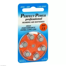 BATTERIEN f.klausos aparatai Power PP13, 6 vnt