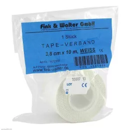 TAPE-Tvarstis 3,8 cmx10 m, baltas, 1 vnt