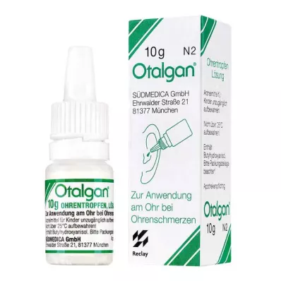OTALGAN Ausų lašai, 10 g