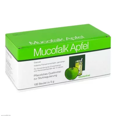 MUCOFALK Obuolių granulės vienam paketėliui paruošti, 100 vnt