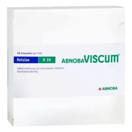 ABNOBAVISCUM Betulae D 30 ampulių, 48 vnt