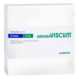 ABNOBAVISCUM Crataegi D 20 ampulių, 48 vnt