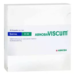 ABNOBAVISCUM Quercus D 30 ampulių, 48 vnt