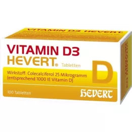 VITAMIN D3 HEVERT Tabletės, 100 vnt