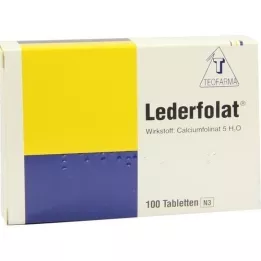 LEDERFOLAT Tabletės, 100 vnt