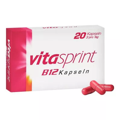 VITASPRINT B12 kapsulės, 20 vnt VITASPRINT B12 kapsulės, 20 vnt