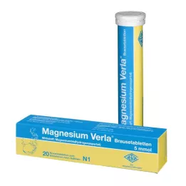 MAGNESIUM VERLA Tirpiosios tabletės, 20 vnt