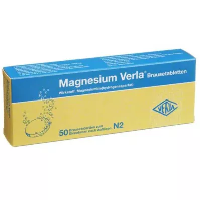 MAGNESIUM VERLA Tirpiosios tabletės, 50 vnt
