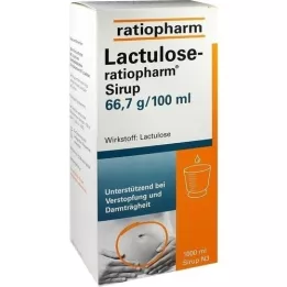LACTULOSE-ratiopharm sirupas, 1000 ml