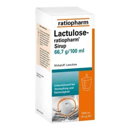 LACTULOSE-ratiopharm sirupas, 1000 ml